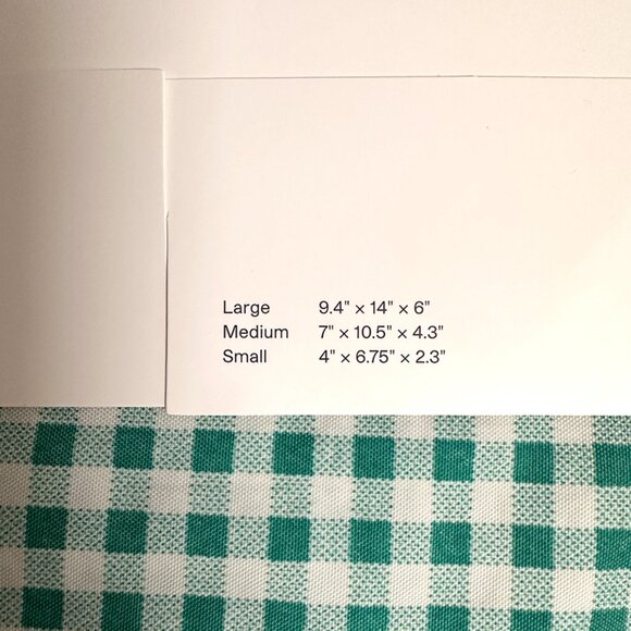 NEW Baggu Go Pouch Set Gingham - Picture 5 of 5